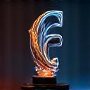 The 'Global Event Innovator Award' trophy.