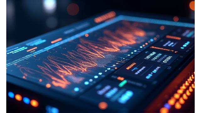 Futuristic holographic interface demonstrating AI-powered event personalization with dynamic visualizer and personalized recommendations
