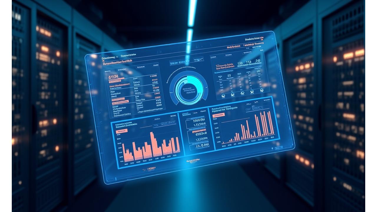 Interactive ticketing dashboard with real-time sales analytics and event metrics, set against a dark, futuristic background with neon accents.